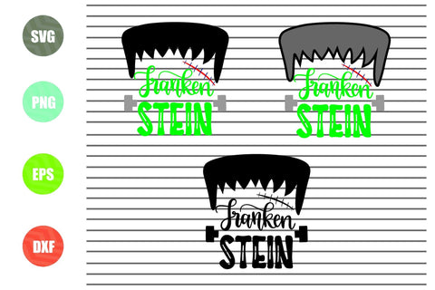 3 Styles Frankenstein Svg - Halloween SVG PNG DXF EPS Cut Files SVG Artstoredigital 