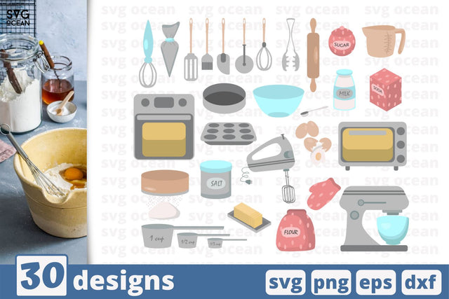 30 Baking designs cricut svg SVG SvgOcean 