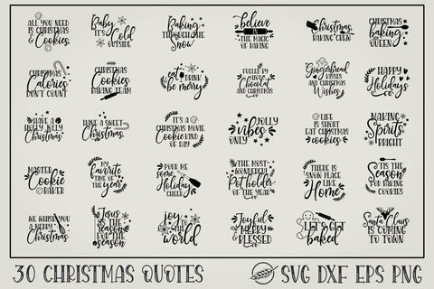 30 Christmas pot holder quotes SVG Boertiek 