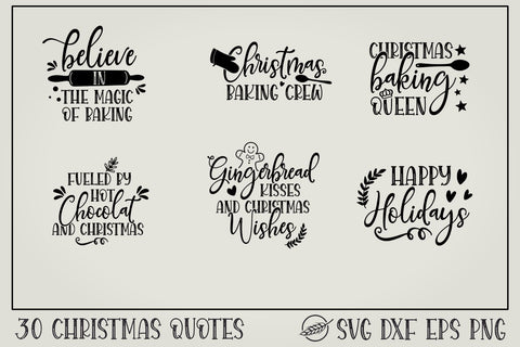 30 Christmas pot holder quotes SVG Boertiek 
