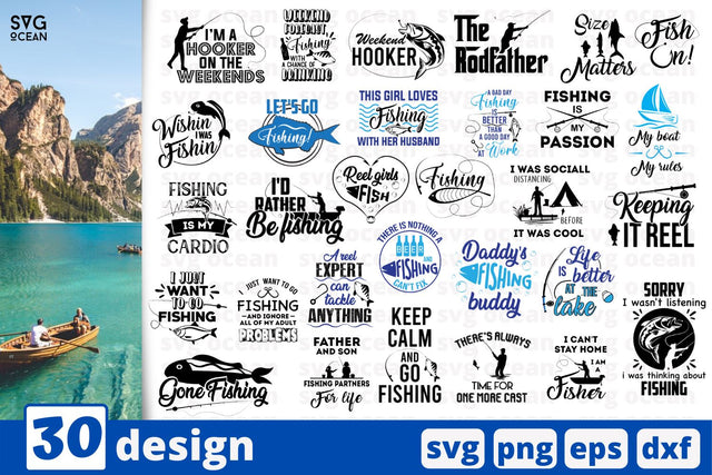 30 Fishing quotes cricut svg SVG SvgOcean 