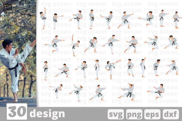 30 Karate designs cricut svg SVG SvgOcean 