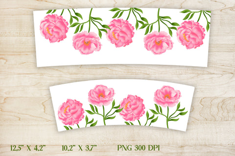 30 oz tumbler sublimation | Flower tumbler design Sublimation Svetana Studio 