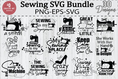 30 Sewing machine SVG | Sewing machine SVG | Sewing Bundle SVG jacpot007 