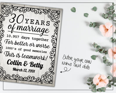 30 years wedding anniversary SVG Boertiek 