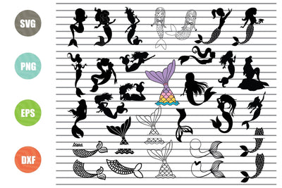 31 Styles Mermaid tail Svg, Mermaid SVG, Mermaid tail cut files, Cute Mermaid Svg, Mermaid Birthday Girl SVG, Sea Beach SVG, Cricut, Silhouette Cut Files SVG Artstoredigital 