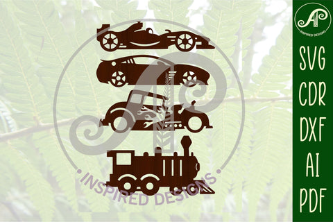 31 Vehicle cut out designs, laser cut file, shapes. SVG SVG APInspireddesigns 