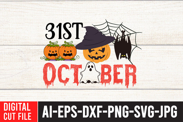 31st October SVG Cut File SVG BlackCatsMedia 
