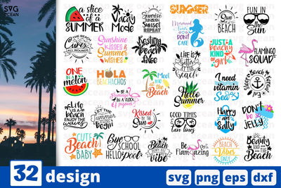 32 Summer quotes cricut svg SVG SvgOcean 