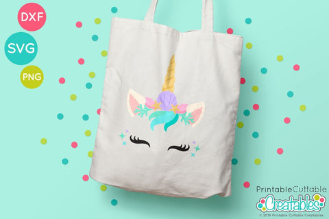 34 Unicorn Face SVG Bundle - Unicorn Eyelashes SVG SVG Printable Cuttable Creatables 