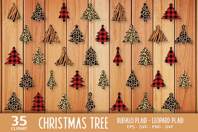 35 Christmas Tree svg cut files, Buffalo Plaid Svg Bundle, Buffalo Plaid layer, Christmas Tree Outline, Christmas Ornaments Svg SVG etcify 