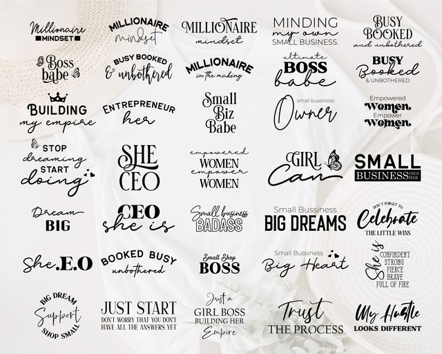 35 Entrepreneur svg Bundle, CEO svg, Entrepreneurship svg, Small Business owner svg, Boss babe svg, Inspirational t-shirt svg, Boss Tee SVG SVG Fauz 