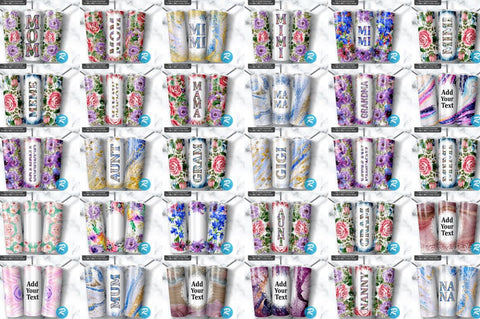 350 Tumbler Wraps for 20 oz / 30 oz Sublimation Bundle Sublimation Regulrcrative 