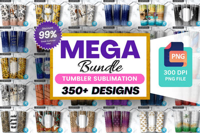 350 Tumbler Wraps for 20 oz / 30 oz Sublimation Bundle Sublimation Regulrcrative 