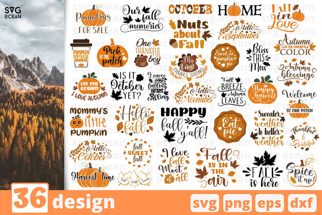 36 Autumn quotes svg cricut SVG SvgOcean 