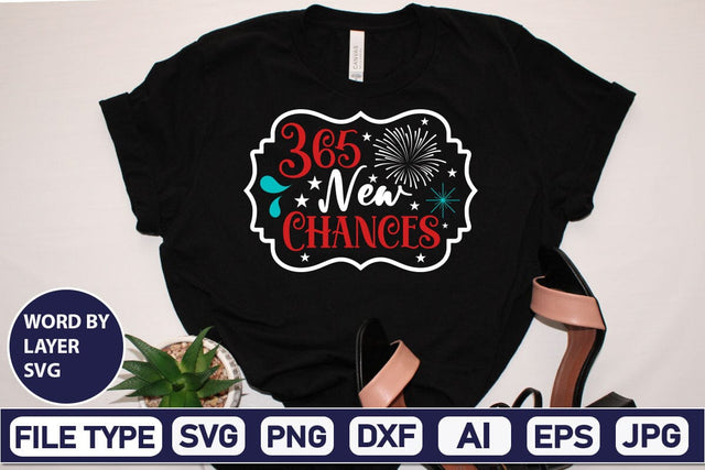 365 New Chances SVG Cut File SVG DesignPlante 503 