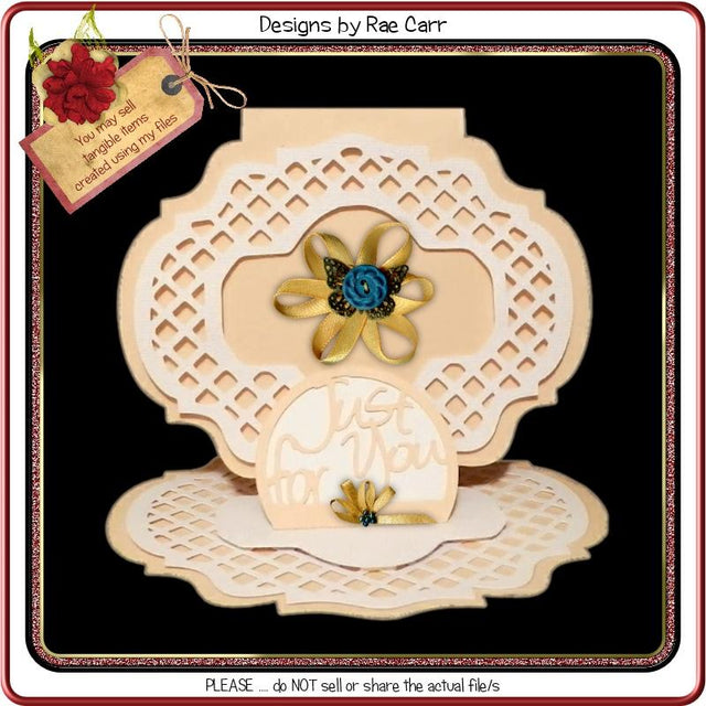 365 Scalloped Shaped Easel Card SVG Designs by Rae 