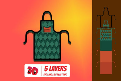 3D Apron SVG SVG SvgOcean 