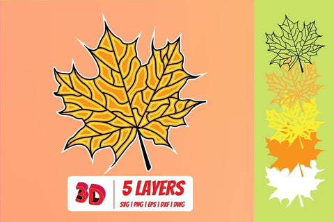 3D Autumn SVG Bundle SVG SvgOcean 