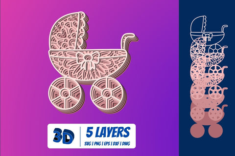 3D Baby Shower SVG Bundle SVG SvgOcean 