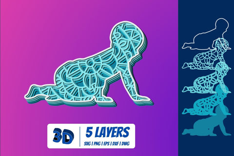 3D Baby Shower SVG Bundle SVG SvgOcean 