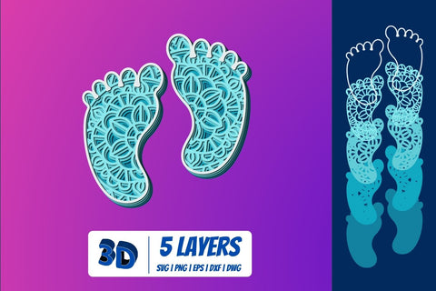 3D Baby Shower SVG Bundle SVG SvgOcean 