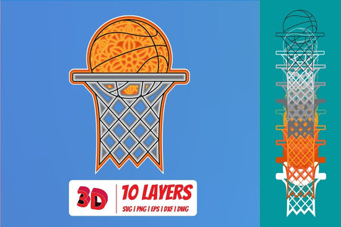3D Basketball SVG Bundle SVG SvgOcean 