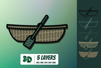 3D Boat SVG SVG SvgOcean 