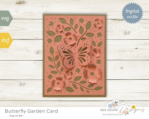 3d Butterfly card 3D Paper Aja Nicole Designs 