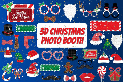 3D Christmas Photo SVG Bundle SVG SvgOcean 
