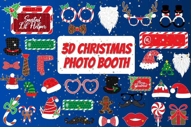 3D Christmas Photo SVG Bundle SVG SvgOcean 