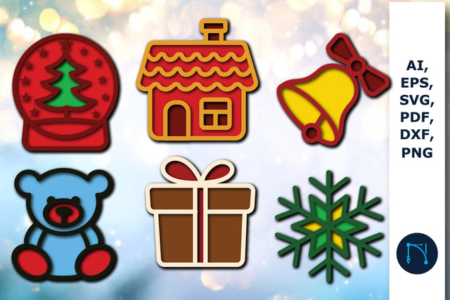 3D Christmas Toy SVG cut file Bundle SVG MD JOYNAL ABDIN 