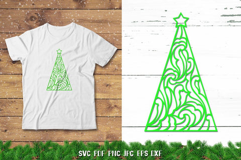 3D Christmas Tree SVG,3D Christmas,Christmas Tree Papercut 3D Paper goodfox86 