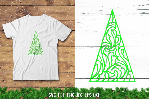 3D Christmas Tree SVG,3D Christmas,Christmas Tree Papercut 3D Paper goodfox86 