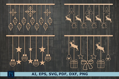 3d Christmas wall decor SVG bundle SVG MD JOYNAL ABDIN 