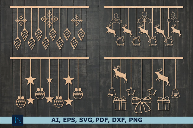 3d Christmas wall decor SVG bundle SVG MD JOYNAL ABDIN 