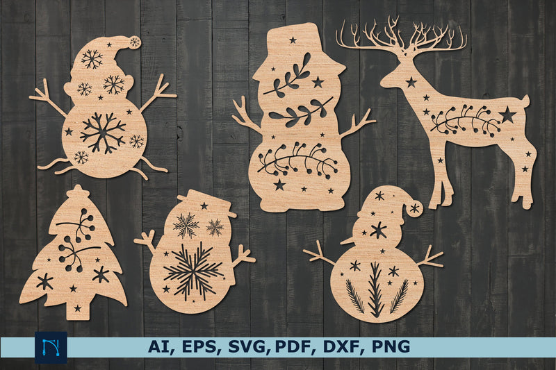 3d Christmas wall decor SVG bundle SVG MD JOYNAL ABDIN 