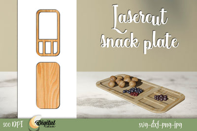 3D Design. Snack Plates Laser Cut. Kitchen Decor Laser Cut. SVG Evgenyia Guschina 