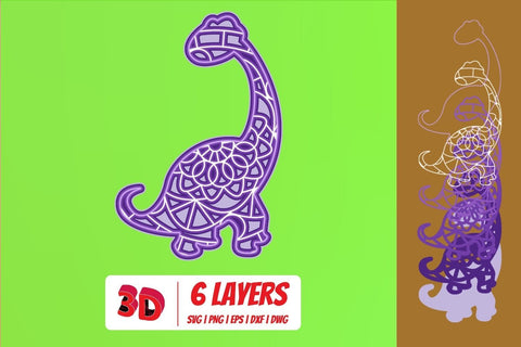 3D Dinosaurs SVG Bundle SVG SvgOcean 