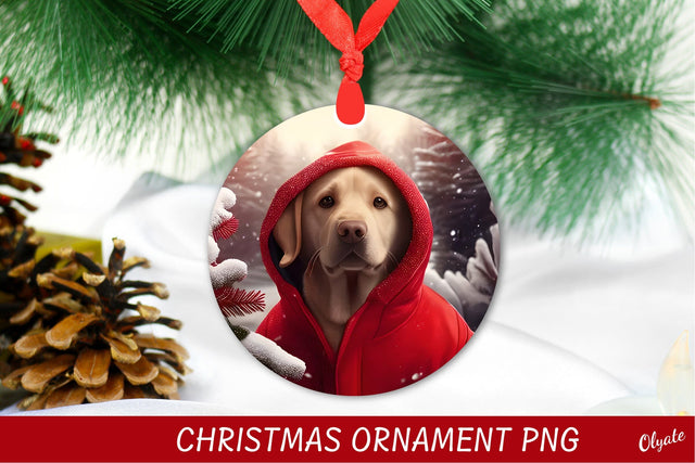 3D Dog Sign PNG. Dog Christmas Ornament Sublimation Sublimation Olga Terlyanskaya 