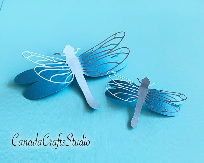 3D Dragonfly SVG CanadaCraftsStudio 