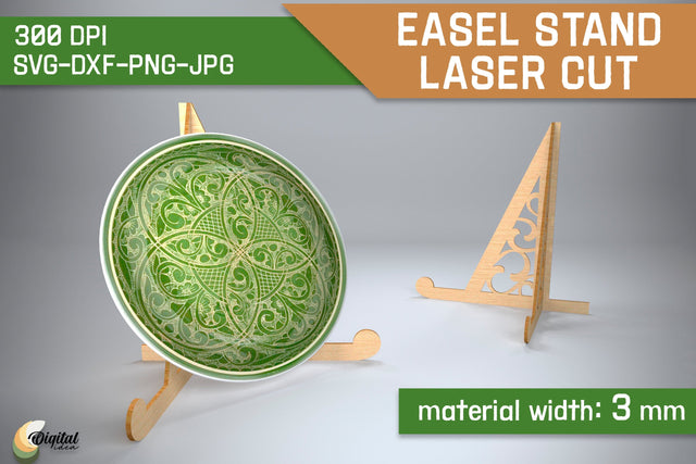 3D Easel Stands Laser Cut. Holder. Design SVG SVG Evgenyia Guschina 