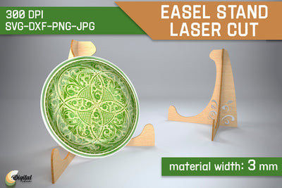 3D Easel Stands Laser Cut. Holder. Design SVG SVG Evgenyia Guschina 