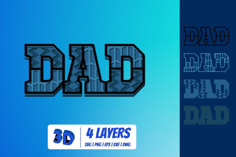 3D Fathers Day SVG Bundle SVG SvgOcean 