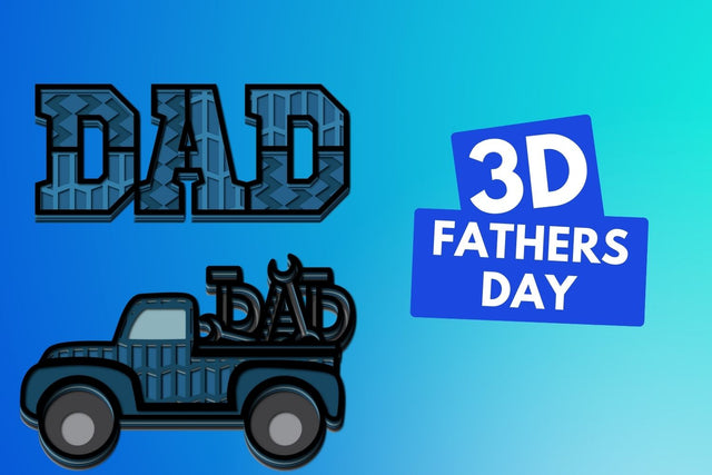 3D Fathers Day SVG Bundle SVG SvgOcean 