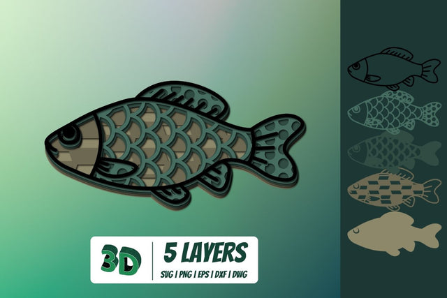 3D Fish SVG SVG SvgOcean 