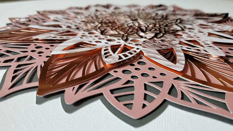 3D Floral Mandala Multi Layered Mandala SVG Files for Cricut SVG Harbor Grace Designs 