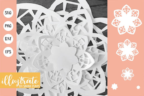 3d Flower Paper Craft Bundle 3D Paper Illuztrate 