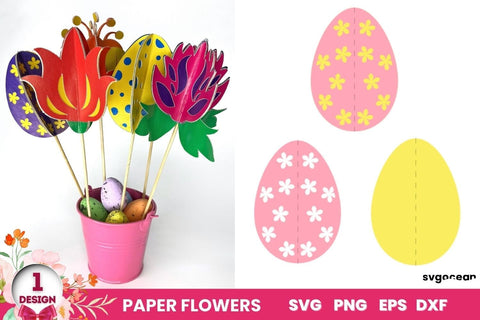 3D Flowers SVG | Easter Cut Files SVG SvgOcean 