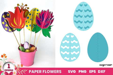3D Flowers SVG | Easter Cut Files SVG SvgOcean 
